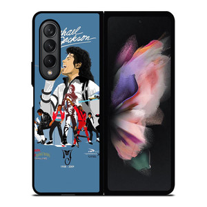 MICHAEL JACKSON CARTOON Samsung Galaxy Z Fold 3 Case Cover
