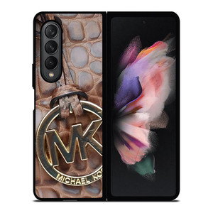 MICHAEL KORS LEATHER BAG Samsung Galaxy Z Fold 3 Case Cover