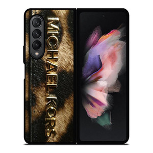 MICHAEL KORS LEOPARD LOGO Samsung Galaxy Z Fold 3 Case Cover