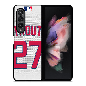 MIKE TROUT LOS ANGELES ANGELS KIT Samsung Galaxy Z Fold 3 Case Cover