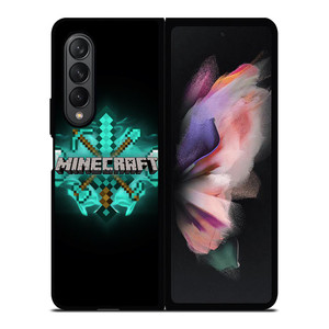MINECRAFT DIAMOND SWORD Samsung Galaxy Z Fold 3 Case Cover