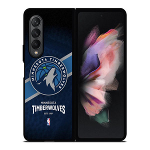 MINNESOTA TIMBERWOLVES NBA TEAM Samsung Galaxy Z Fold 3 Case Cover