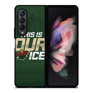 MINNESOTA WILD THIS IS OUR ICE Samsung Galaxy Z Fold 3 Case Cover