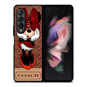 MINNIE MOUSE COACH Samsung Galaxy Z Fold 3 Case Cover