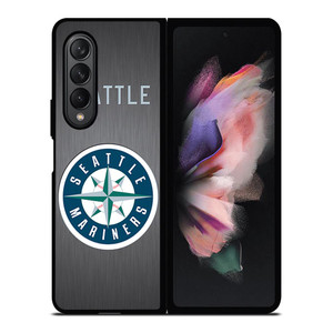 MLB SEATTLE MARINERS Samsung Galaxy Z Fold 3 Case Cover MLB SEATTLE MARINERS Samsung Galaxy Z Fold 3 Case Cover