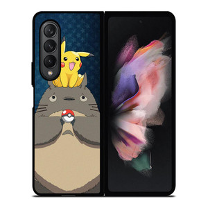 MY NEIGHBOR TOTORO X POKEMON PIKACHU Samsung Galaxy Z Fold 3 Case Cover