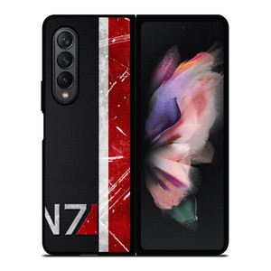 N7 ARMOUR MASS EFFECT CARBON Samsung Galaxy Z Fold 3 Case Cover