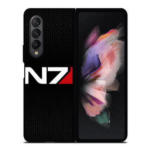 N7 MASS EFFECT METAL LOGO Samsung Galaxy Z Fold 3 Case Cover