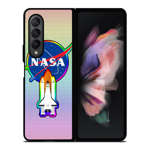 NASA COLOR FULL LOGO Samsung Galaxy Z Fold 3 Case Cover