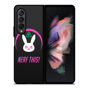 NERF THIS OVERWATCH D.VA Samsung Galaxy Z Fold 3 Case Cover NERF THIS OVERWATCH D.VA Samsung Galaxy Z Fold 3 Case Cover