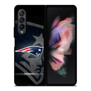 NEW ENGLAND PATRIOTS METAL LOGO Samsung Galaxy Z Fold 3 Case Cover