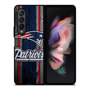 NEW ENGLAND PATRIOTS WOODEN LOGO Samsung Galaxy Z Fold 3 Case Cover