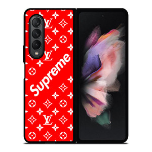 NEW SUPREME RED PATTERN Samsung Galaxy Z Fold 3 Case Cover NEW SUPREME RED PATTERN Samsung Galaxy Z Fold 3 Case Cover