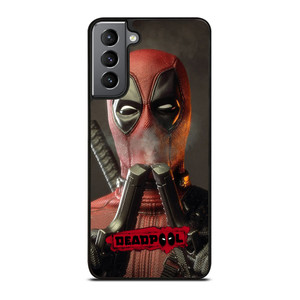 DEADPOLL POTRAIT DOUUBLE PISTOLS Samsung Galaxy S21 Plus Case