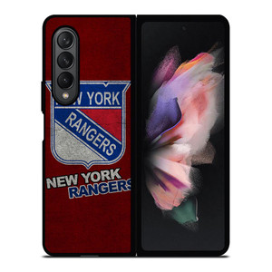 NEW YORK RANGERS SUEDE TEXTURE Samsung Galaxy Z Fold 3 Case Cover