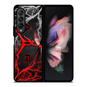NIKE AIR JORDAN LIGHTNING LOGO Samsung Galaxy Z Fold 3 Case Cover NIKE AIR JORDAN LIGHTNING LOGO Samsung Galaxy Z Fold 3 Case Cover