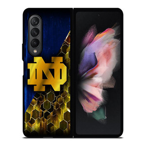 NOTRE DAME FIGHTING IRISH GOLDEN LOGO Samsung Galaxy Z Fold 3 Case Cover