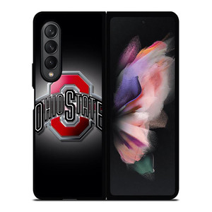 OHIO STATE STRIPE LOGO NFL Samsung Galaxy Z Fold 3 Case Cover