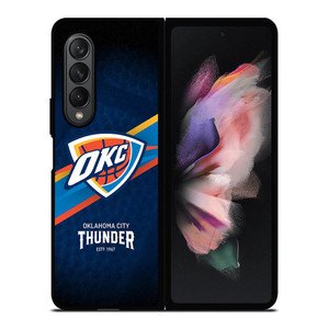 OKLAHOMA CITY THUNDER NBA TEAM Samsung Galaxy Z Fold 3 Case Cover