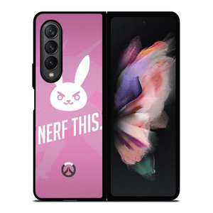 OVERWATCH D.VA NERF THIS Samsung Galaxy Z Fold 3 Case Cover OVERWATCH D.VA NERF THIS Samsung Galaxy Z Fold 3 Case Cover