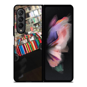 PAUL SMITH STRIPE CAR BOOK Samsung Galaxy Z Fold 3 Case Cover