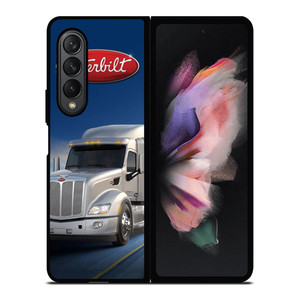 PETERBILT WHITE TRUCK Samsung Galaxy Z Fold 3 Case Cover
