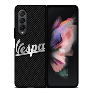 PIAGGIO VESPA METAL CARBON LOGO Samsung Galaxy Z Fold 3 Case Cover PIAGGIO VESPA METAL CARBON LOGO Samsung Galaxy Z Fold 3 Case Cover