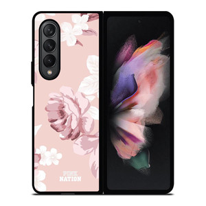 PINK VICTORIA'S SECRET FLOWER Samsung Galaxy Z Fold 3 Case Cover