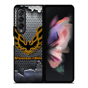 PONTIAC TRANS AM FIREBIRD METAL LOGO 2 Samsung Galaxy Z Fold 3 Case Cover PONTIAC TRANS AM FIREBIRD METAL LOGO 2 Samsung Galaxy Z Fold 3 Case Cover