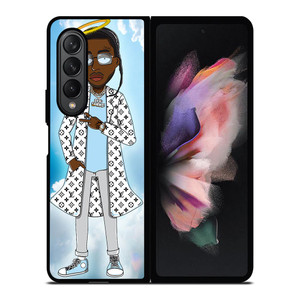 POP SMOKE RAPPER CARTOON Samsung Galaxy Z Fold 3 Case Cover POP SMOKE RAPPER CARTOON Samsung Galaxy Z Fold 3 Case Cover