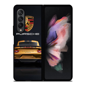 PORSCHE CAR LOGO 2 Samsung Galaxy Z Fold 3 Case Cover
