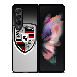 PORSCHE CAR LOGO Samsung Galaxy Z Fold 3 Case Cover PORSCHE CAR LOGO Samsung Galaxy Z Fold 3 Case Cover