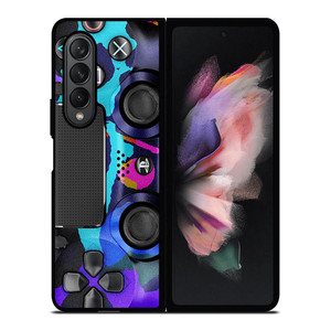 PS4 CONTROLLER PLAYSTATION ART Samsung Galaxy Z Fold 3 Case Cover PS4 CONTROLLER PLAYSTATION ART Samsung Galaxy Z Fold 3 Case Cover