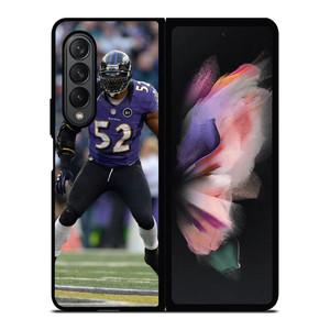 RAY LEWIS BALTIMORE RAVENS Samsung Galaxy Z Fold 3 Case Cover RAY LEWIS BALTIMORE RAVENS Samsung Galaxy Z Fold 3 Case Cover