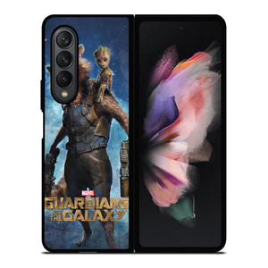 ROCKET RACCOON AND BABY GROOT Samsung Galaxy Z Fold 3 Case Cover ROCKET RACCOON AND BABY GROOT Samsung Galaxy Z Fold 3 Case Cover