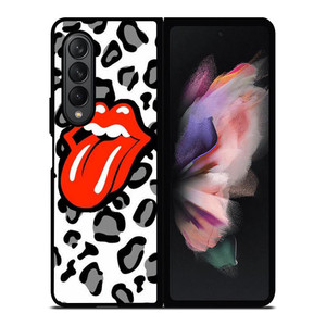 ROLLING STONES LEOPARD  Samsung Galaxy Z Fold 3 Case Cover