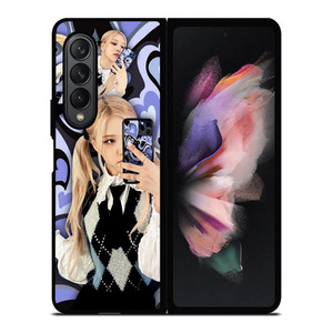 ROSE BLACKPINK LOVE VIOLET Samsung Galaxy Z Fold 3 Case Cover ROSE BLACKPINK LOVE VIOLET Samsung Galaxy Z Fold 3 Case Cover