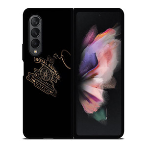ROYAL ENFIELD KEY CHAN BLACK LOGO Samsung Galaxy Z Fold 3 Case Cover ROYAL ENFIELD KEY CHAN BLACK LOGO Samsung Galaxy Z Fold 3 Case Cover