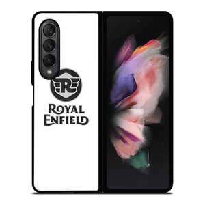 ROYAL ENFIELD WHITE LOGO Samsung Galaxy Z Fold 3 Case Cover ROYAL ENFIELD WHITE LOGO Samsung Galaxy Z Fold 3 Case Cover
