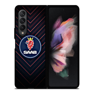 SAAB AUTOMOBILE LOGO Samsung Galaxy Z Fold 3 Case Cover