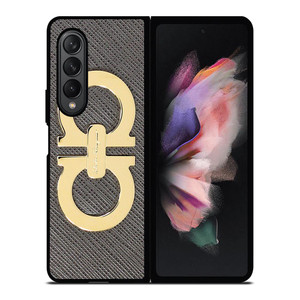 SALVATORE FERRAGAMO LOGO Samsung Galaxy Z Fold 3 Case Cover SALVATORE FERRAGAMO LOGO Samsung Galaxy Z Fold 3 Case Cover