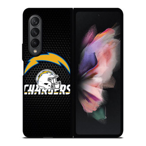 SAN DIEGO CHARGERS METAL LOGO Samsung Galaxy Z Fold 3 Case Cover SAN DIEGO CHARGERS METAL LOGO Samsung Galaxy Z Fold 3 Case Cover