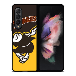 SAN DIEGO PADRES BASEBALL Samsung Galaxy Z Fold 3 Case Cover SAN DIEGO PADRES BASEBALL Samsung Galaxy Z Fold 3 Case Cover