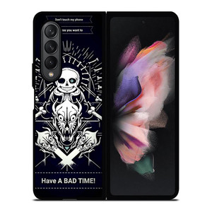 SANS UNDERTALE BAD TIME CARTOON Samsung Galaxy Z Fold 3 Case Cover