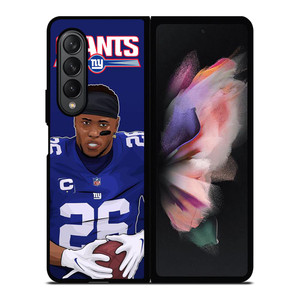 SAQUON BARKLEY NY GIANTS Samsung Galaxy Z Fold 3 Case Cover SAQUON BARKLEY NY GIANTS Samsung Galaxy Z Fold 3 Case Cover