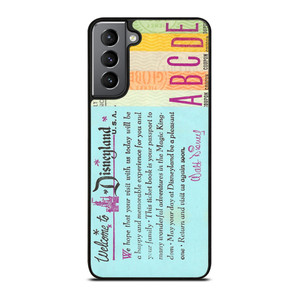 DISNEY WORLD TICKET BOOK Samsung Galaxy S21 Plus Case DISNEY WORLD TICKET BOOK Samsung Galaxy S21 Plus Case
