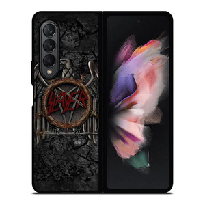 SLAYER METAL BAND EMBLEM Samsung Galaxy Z Fold 3 Case Cover