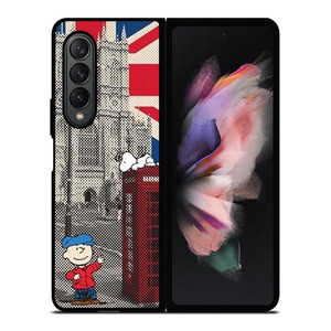 SNOOPY BOX TELEPHONE Samsung Galaxy Z Fold 3 Case Cover