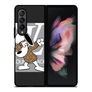 SNOOPY BROWN LOUIS Samsung Galaxy Z Fold 3 Case Cover SNOOPY BROWN LOUIS Samsung Galaxy Z Fold 3 Case Cover