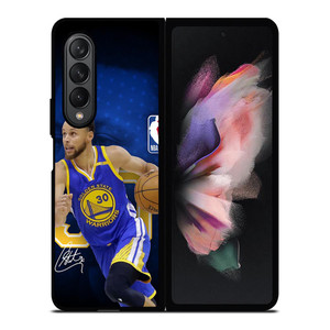 STEPHEN CURRY SIGNATURE GOLDEN STATE WARRIORS  Samsung Galaxy Z Fold 3 Case Cover